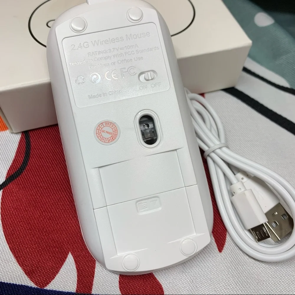 Rose Gold Bluetooth Wireless Charger Computer Mouse